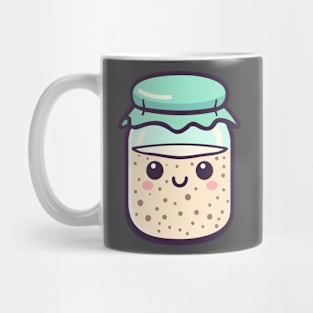 Kawaii Sourdough Starter Mug